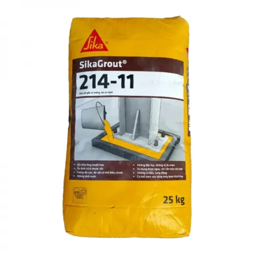 Vữa rót gốc xi măng SIKA SIKAGROUT 214 - 11 - 25Kg