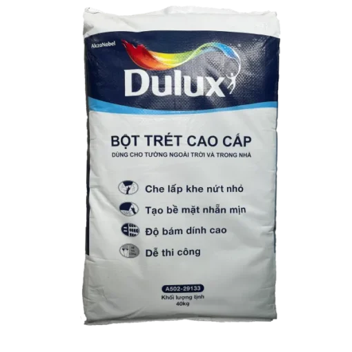 Bột trét tường nội ngoại thất Dulux A502 - 40 kg