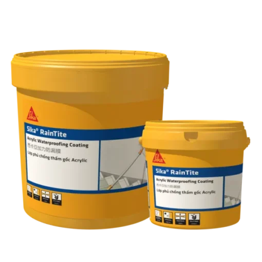 Chất chống thấm gốc acrylic Sika raintite - 4Kg