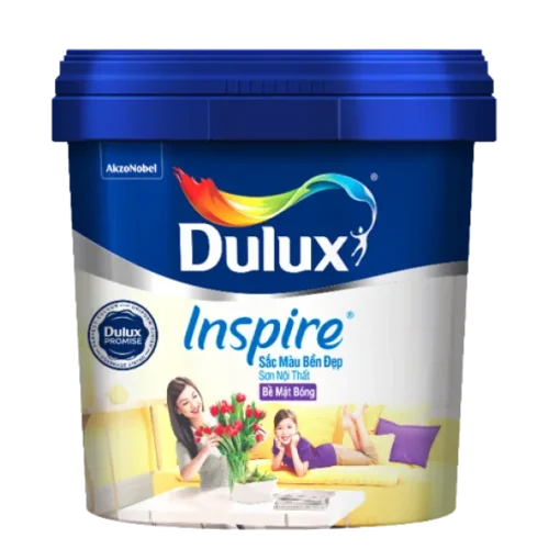 Sơn nội thất Dulux Inspire bề mặt bóng 39AB lon 5L