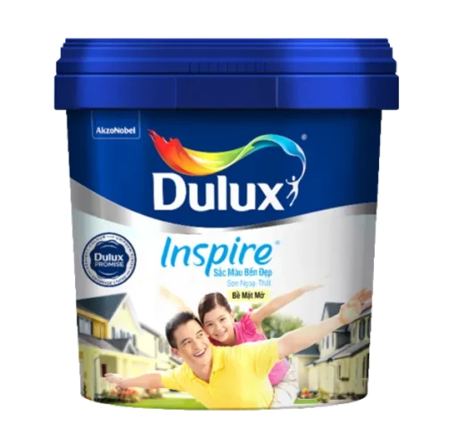 Sơn ngoại thất Dulux Inspire Z98 sắc màu bền đẹp bề mặt mờ 5L