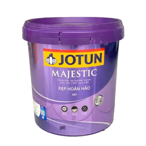 Sơn nước nội thất Jotun Majestic đẹp hoàn hảo bóng mờ thùng 15L mới