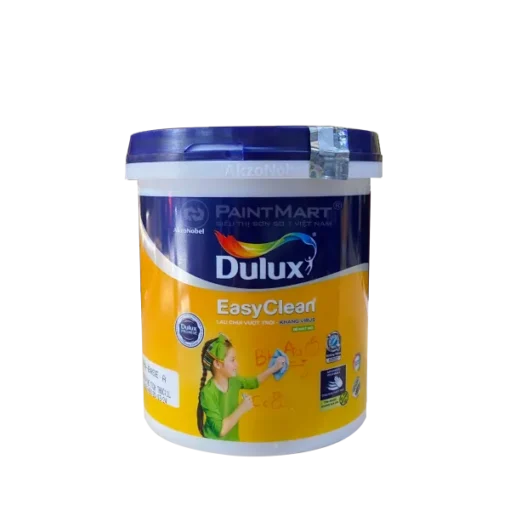 Sơn nội thất Dulux Easyclean lau chùi vượt trội kháng Virus bề mặt mờ 99A - Lon 1L